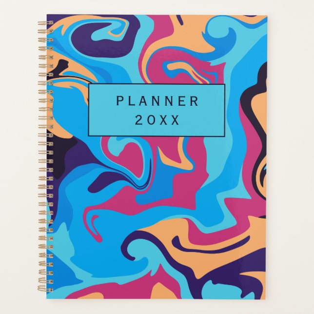Modern Swirl Planner (Front)