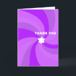 Modern Swirl Star of David Custom Bar Bat Mitzvah Thank You Card<br><div class="desc">Perfect thank you card to send after a bat mitzvah, bar mitzvah or other Jewish celebration! Hand made art for you. FULLY CUSTOMIZABLE! Click on “Personalize” above to edit the text. Click "edit using design tool" to adjust the fonts, colors and placements and to add an inside design if you...</div>