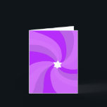 Modern Swirl Star of David Custom Bar Bat Mitzvah Thank You Card<br><div class="desc">Perfect thank you card to send after a bat mitzvah, bar mitzvah or other Jewish celebration! Hand made art for you. FULLY CUSTOMIZABLE! Click on “Personalize” above to edit the text. Click "edit using design tool" to adjust the fonts, colors and placements and to delete the inside design if you...</div>