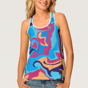 Modern Swirl Tank Top