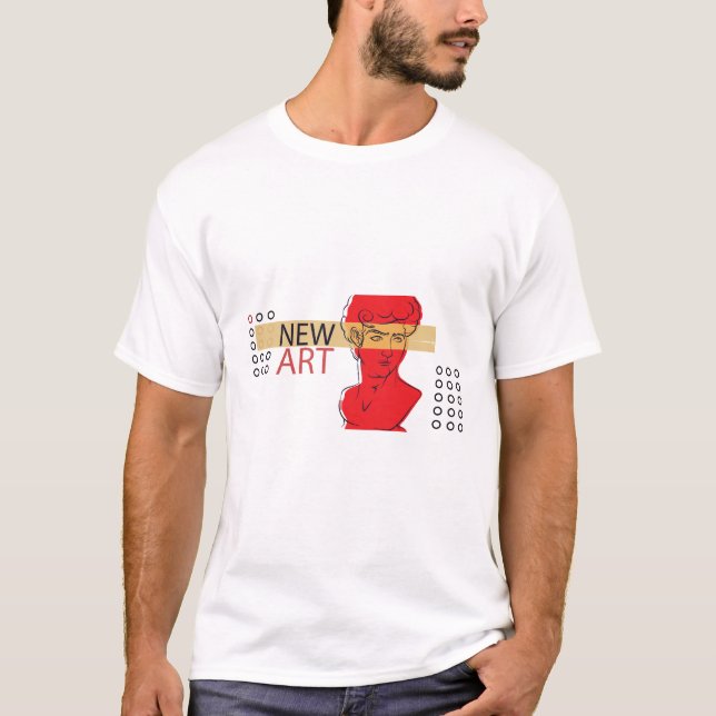 Modern Take on a Classic Bust T-Shirt (Front)
