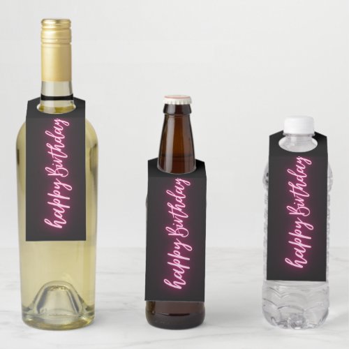 Modern Talk 30 To Me 30th Birthday Party Bottle Hanger Tag