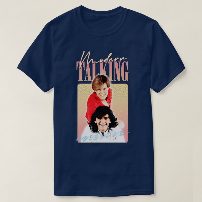 Modern Talking 80s Fan Design 2 T-Shirt (Design Front)