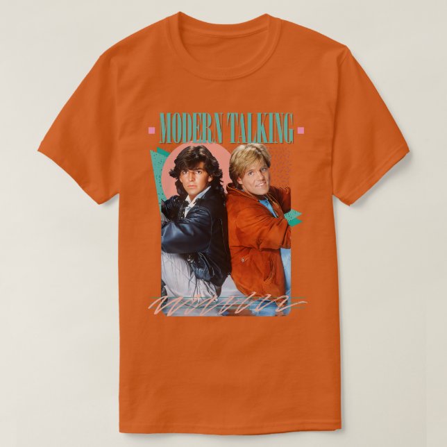 Modern Talking 80s Fan Design T-Shirt (Design Front)