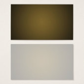 Modern Tan and Black Grainy Vignette (Front & Back)