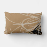 Modern Tan & Black Abstract Design