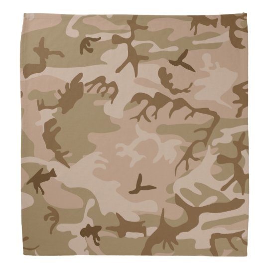 Modern Tan Green Desert Military Camo Camouflage Bandana | Zazzle.com