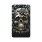 Modern Tattoo Artist Floral Skull Gold Gothic