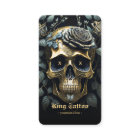 Modern Tattoo Artist Floral Skull Gold Gothic