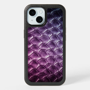 Modern Taupe Croc Leather Texture iPhone 15 Case