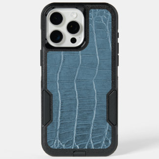 Modern Taupe Croc Leather Texture iPhone 15 Pro Max Case