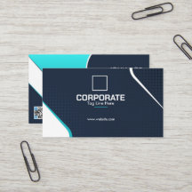 Modern Teal Black Professional