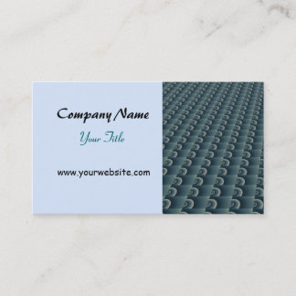 Modern Teal Blue Design Business Card