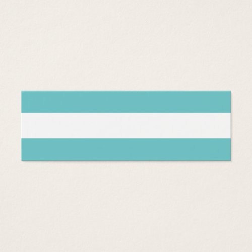 Modern Teal White Stripes Pattern Business Card Template
