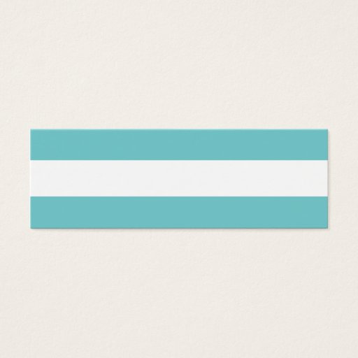 Customizable Modern Teal White Stripes Pattern Business Card Template