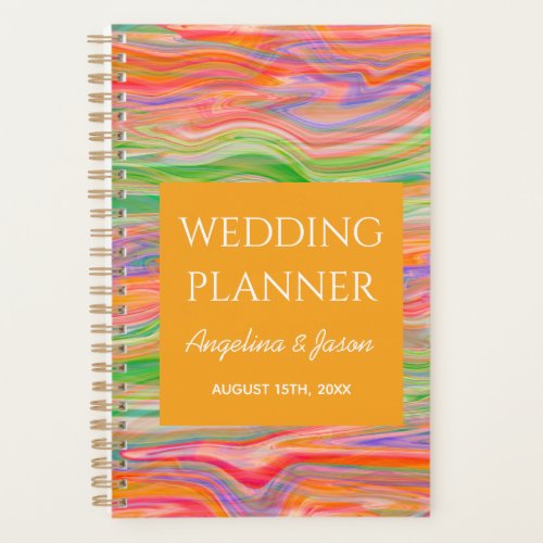 Modern Technicolor Wedding Planner
