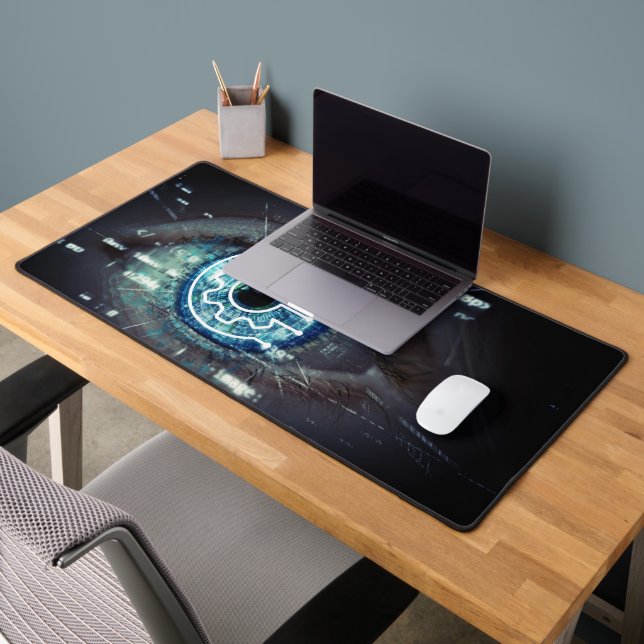 Modern technological Pattern  Desk Mat (Office 2)
