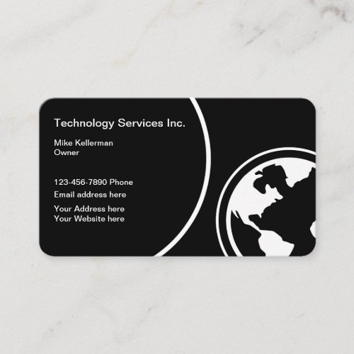Modern Technology Deisgn Business Card