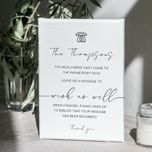 Modern Telephone Guestbook Audio Guestbook Sign