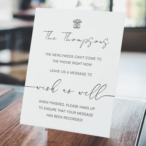 Modern Telephone Guestbook  Audio Guestbook Sign