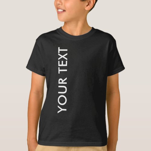 Modern Template Boys Kids Best Cool Big Large Font T_Shirt