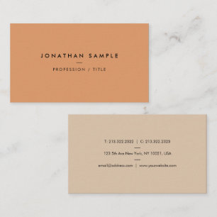 Modern Template Elegant Pastel Colors Custom Text Business Card