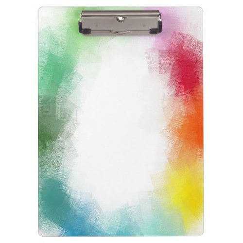 Modern Template Elegant Trendy Colorful Abstract Clipboard