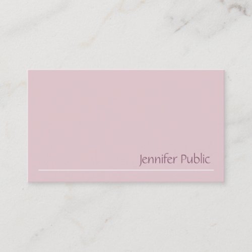 Modern Template Elegant Trendy Professional Chic Business Card