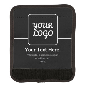 Modern Template for Your Logo   Black & White Luggage Handle Wrap