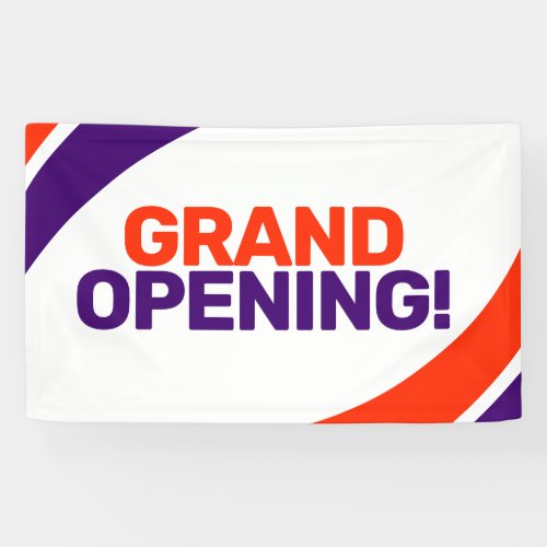  modern template grand opening business banner