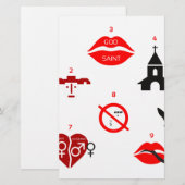 modern ten commandments (Front/Back)