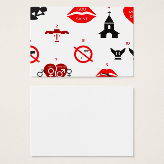 modern ten commandments (Front & Back)