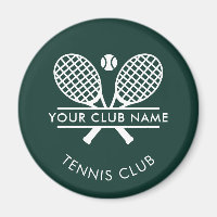 Modern Tennis Country Club Name Team Swag