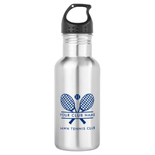 Modern Tennis Country Club Team Coach Swag Stainless Steel Water Bottle