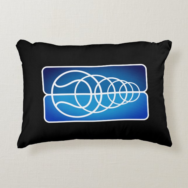 Modern tennis sports pillow (Front)