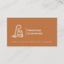 Modern Terracotta Cleaning Company QR Minimalist