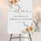 Modern Terracotta Floral Wedding Welcome Sign
