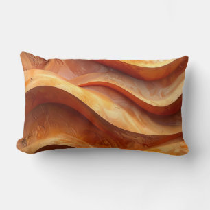 Modern Terracotta Sculptural Sandstone Pillow
