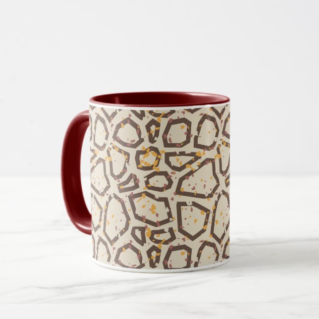 Modern Terrazzo Pattern Mug (Front Left)