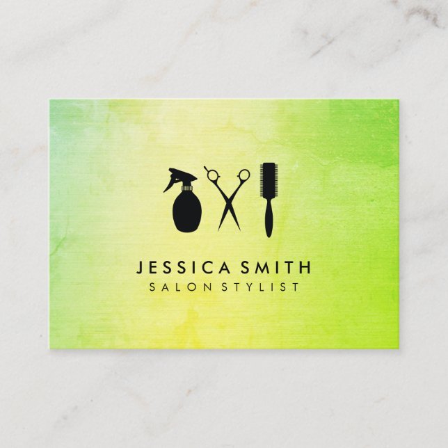 Modern Texture Business Card (Front)