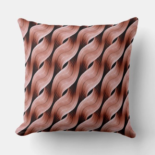 Modern texture throw pillow