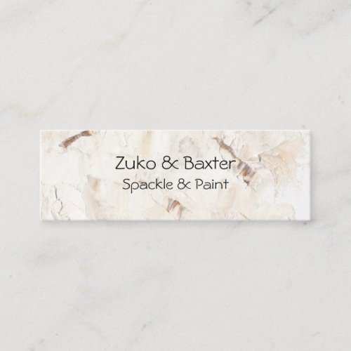 Modern Textured Background Contractor Calling Card