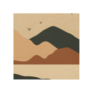 Modern textured background Wood Wall Art