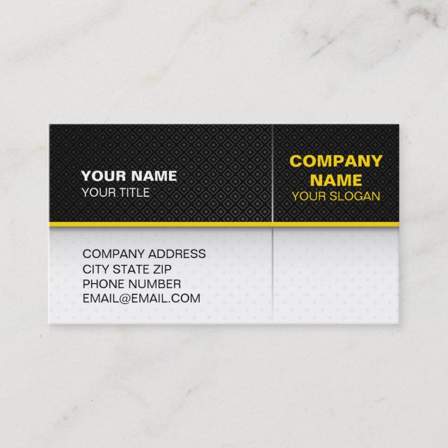 Modern textured card design (Front)