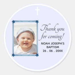 Modern THANK YOU FOR COMING! Baptism Sticker