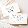 Modern Thank You For Shopping Small Branding Business Card