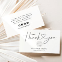 Modern Thank You For Shopping Small Branding