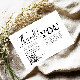 Modern Thank You For Shopping Small Branding Card