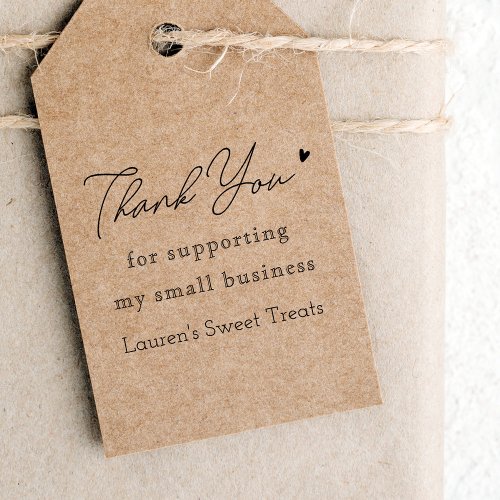 Modern Thank You for Supporting My Small Business Self_inking Stamp