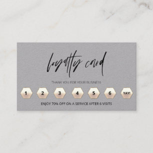 *~* Modern Thank You QR LOGO Rewards  Loyalty Card